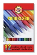 Pastelky Progresso Koh-i-noor 8756/12 v papírové krabičce