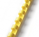 Hřeben pro kroužkovou vazbu  8 mm žlutý / 100 ks