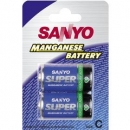 Baterie Sanyo monočlánek velký R 20 / 2 ks