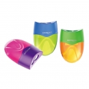 Ořezávátko plast 2 otvory Keyroad Mellow plast 2 otvory + zásobník Keyroad Robby duo, mix